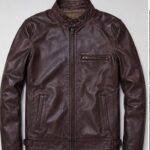 Premium MENS LEATHER JACKET Burgundy | YV LEATHERS